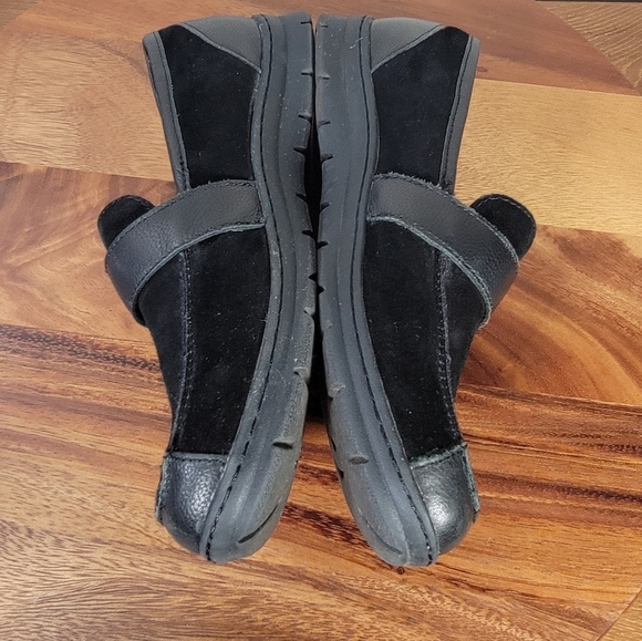 BOC Black Loafers Suede Leather Buckle Size 8.5 Comfy Casual Classic - Picture 11 of 17